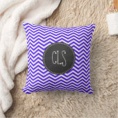 Han Paarse Chevron Stripes; Krijtbord Kussen (Deken)