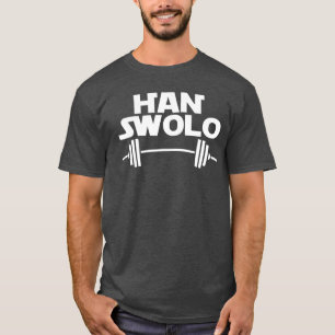 Han Swolo Gym Krachttraining Grappige Boxy T-shirt