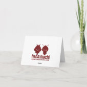 Hana et carte pour notes de Hachi (Dos)