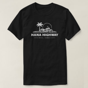 Hana Highway Maui Hawaii motorfiets T-shirt