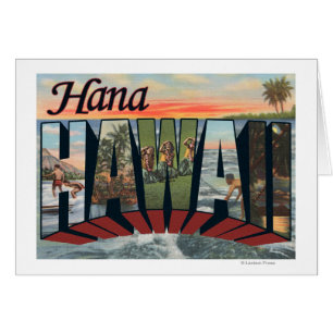 Hana, lettre ScenesHana, HI de HawaiiLarge