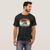 Hana Maui Sun Surf Throwback Retro Vacatio T-shirt (Voorkant volledig)