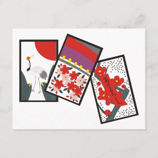 Hanafuda Briefkaart (Voorkant)