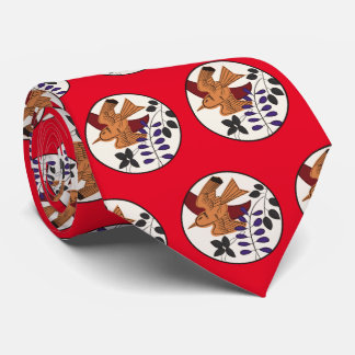 Hanafuda "Fuji-ni-hototogisu" Stropdas