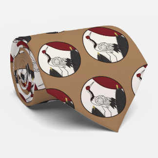 Hanafuda "Matsu-ni-tsuru" Stropdas