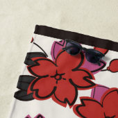 Hanafuda "Sakura-ni-maku" Strandlaken (In situ)