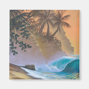 Hanalei Bay Beach Surf Magneet