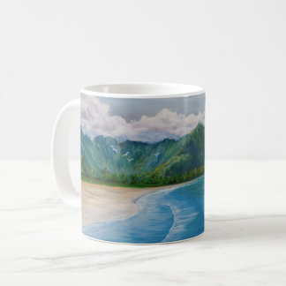 Hanalei Bay Hawaii Painting Koffiemok