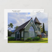 Hanalei Church, Kauai, Hawaii Briefkaart (Voorkant / Achterkant)