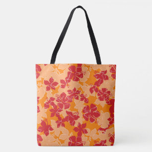 Hanalei Hawaii Hibiscus Camo Floral Beach sac