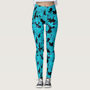 Hanalei Hawaiian Hibiscus Camo Floral Leggings