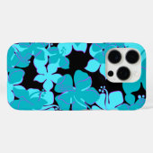 Hanalei Hawaiian Hibiscus Floral Blauwgroen Case-Mate iPhone Case (Achterkant (horizontaal))