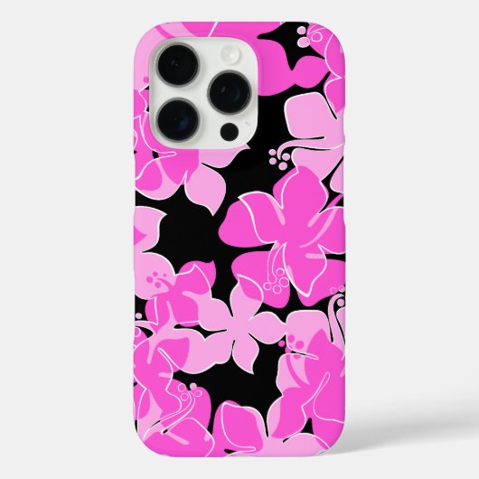 Hanalei Hawaiian Hibiscus Floral Pink Case-Mate iPhone Case (Achterkant)
