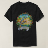 Hanalei, Kauai Sunset Parrot Vacation Cop T-shirt (Design voorkant)