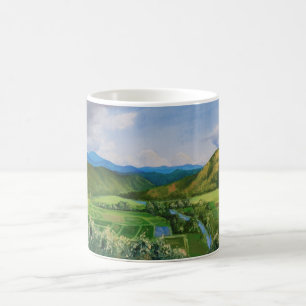 Hanalei Valley Hawaii Oil Painting Koffiemok