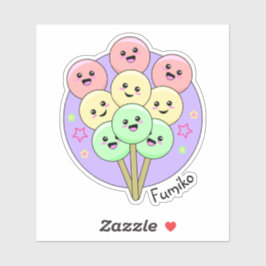 Hanami Dango Sweet Japanese Kawaii Food Sticker