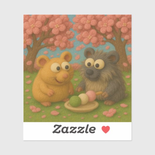 Hanami Friends Sticker (Feuille)