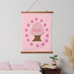 Hanami Japanse Cherry Tree Hangend Wandkleed