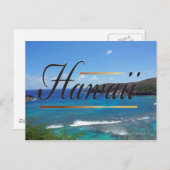 Hanauma Bay Hawaii Briefkaart (Voorkant / Achterkant)