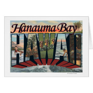 Hanauma Bay, Hawaii - Grote letterscènes