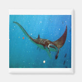 Hanauma Bay Hawaii Manta Ray Magneet (Voorkant)