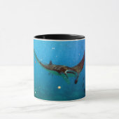 Hanauma Bay Hawaii Manta Ray Mug (Centre)