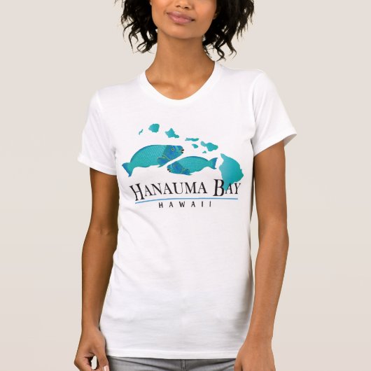 Hanauma Bay Hawaii Parrot Fish T-shirt (Voorkant)