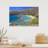 Hanauma Bay, Hawaii Poster (Keuken)