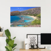 Hanauma Bay, Hawaii Poster (Thuiskantoor)