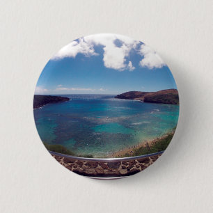 HANAUMA BAY HAWAII RONDE BUTTON 5,7 CM