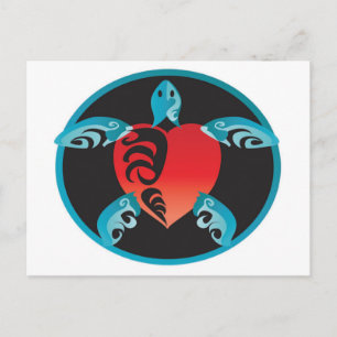 Hanauma Bay Hawaii Turtle Briefkaart