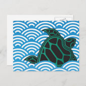 Hanauma Bay Hawaii Turtle Briefkaart (Voorkant / Achterkant)