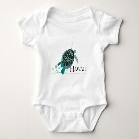 Hanauma Bay Hawaii Turtle Romper (Voorkant)