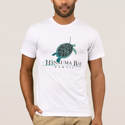 Hanauma Bay Hawaii Turtle T-shirt (Voorkant)