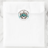 Hanauma Bay Hawaii Vierkante Sticker (Tas)