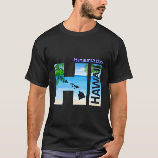 Hanauma Bay Hi Hawaii Aloha State Vakantie T-shirt