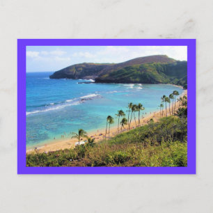 Hanauma Bay, Honolulu, Oahu, Uitzicht Hawaii Briefkaart