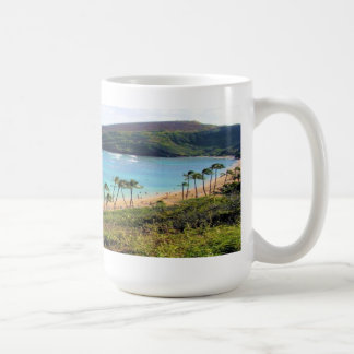 Hanauma Bay, Honolulu, Oahu, Uitzicht Hawaii Koffiemok
