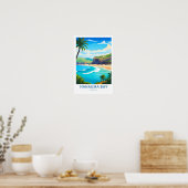 Hanauma Bay Honolulu Reisprint Poster (Keuken)