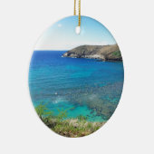 Hanauma Bay Oahu Hawaii Keramisch Ornament (Rechts)