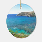 Hanauma Bay Oahu Hawaii Keramisch Ornament (Links)