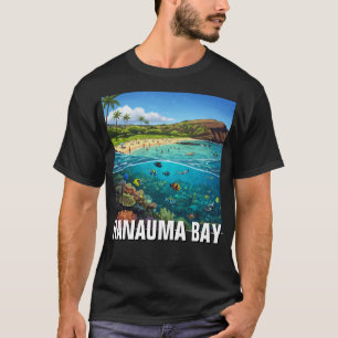 Hanauma Bay Oahu Hawaii Reizen T-shirt