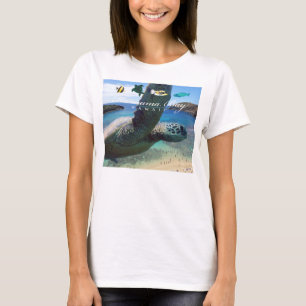 Hanauma Bay Oahu Hawaii Turtle T-shirt