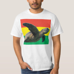 Hanauma Bay Oahu Reggae Hawaii Turtle T-shirt