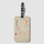 Hanbok stijl gepersonaliseerd bagagelabel (Voorkant (verticaal))