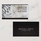 Hanche et cartes de visite urbains de loi et de (Devant / Derrière)