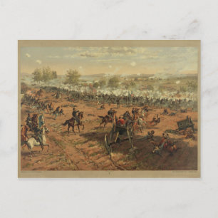 Hancock bij Gettysburg, Thure de Thulstrup Briefkaart