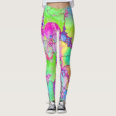 Hand And Digitally Painted Pattern Art 41 Leggings (Voorkant)