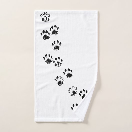 HAND/BATH TOWEL — KAT- OF DOG-PIJNPRINTS/TRACKS HANDDOEK (Handdoek)