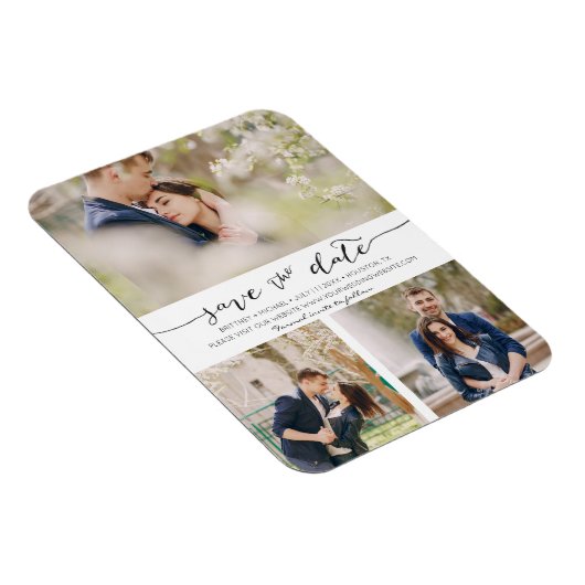 Hand beletterd met Afbeeldingen | De datummagneet  Magneet (Rechterzijde)